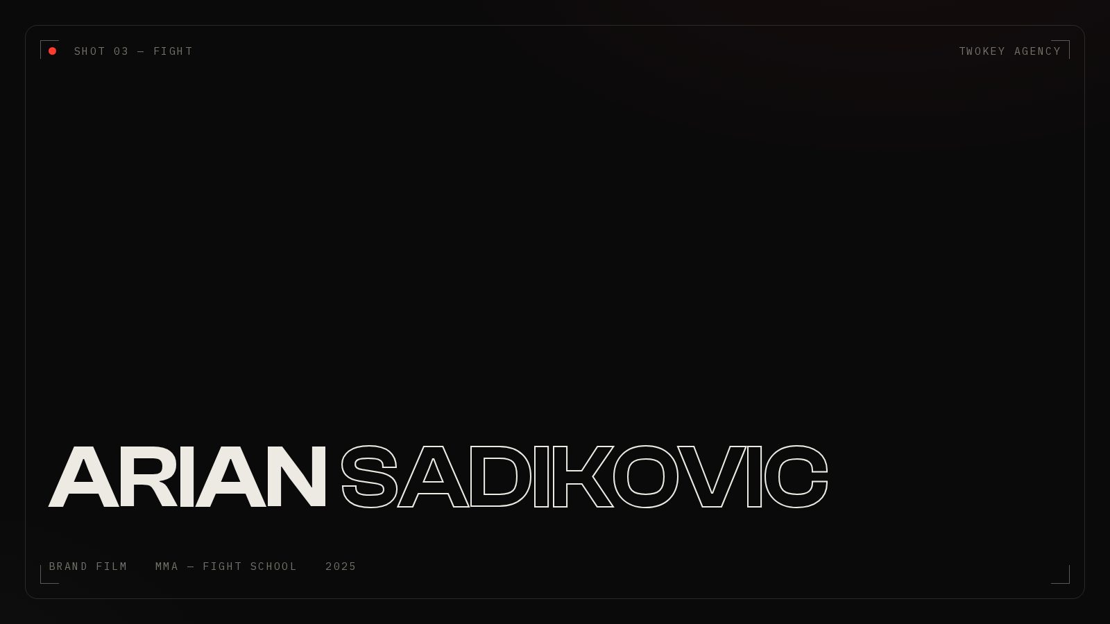 Arian Sadikovic — Case Cover
